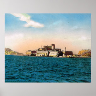  Frans afbeelding, Marseille, Chateau d'If Poster