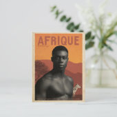 Frans-Afrikaanse reizen Briefkaart (Staand voorkant)