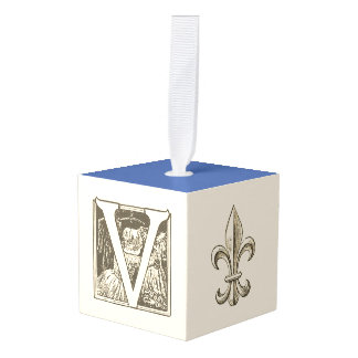  Frans alfabet Ornament Set "V"