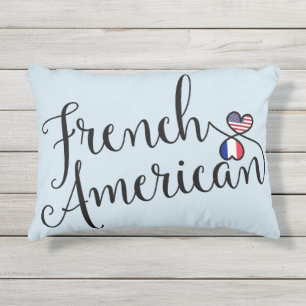 Frans - Amerikaans binnenste - hartsaccent Pillow Buitenkussen