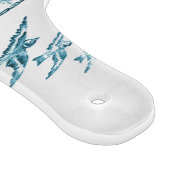 Frans Antiek Bord | BLUE BIRD Decorative Board Snijplank (Hoek)