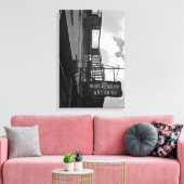 Frans antiek bord canvas afdruk (Insitu (Woonkamer))