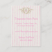 Frans Antiek Visitekaartje (Achterkant)