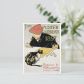 Frans Art Nouveau Briefkaart (Staand voorkant)