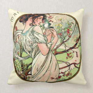 Frans Art Nouveau May Cushion Kussen