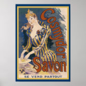 Frans Art Nouveau Soap Poster (Voorkant)
