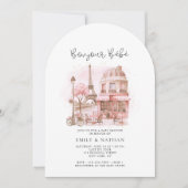 Frans Baby shower Bonjour Bebe Kaart (Voorkant)