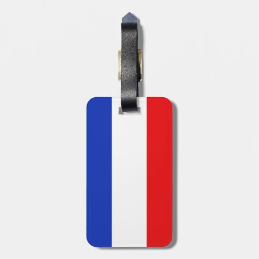 Frans Bagagelabel (Achterkant verticaal)