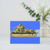 FRANS BATTLE TANK BRIEFKAART (Staand voorkant)