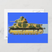 FRANS BATTLE TANK BRIEFKAART (Voorkant / Achterkant)