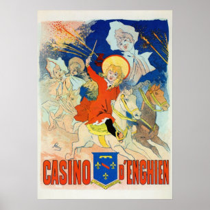  Frans Belle époque Chéret Casino en Poster