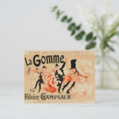 Frans Belle Epoque vintage poster briefkaart (Staand voorkant)
