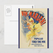 Frans Belle Epoque vintage poster briefkaart (Voorkant / Achterkant)