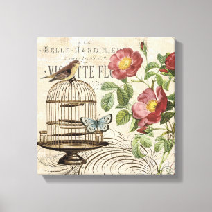 Frans berdcagestort doek Canvas Afdruk
