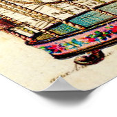  Frans Birdcage-papier — Kunstafdrukken Poster (Hoek)