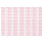 Frans-Birdcage-White op Shell-roze Tafelkleed (Voorkant (Horizontaal))