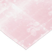 Frans-Birdcage-White op Shell-roze Tafelkleed (Gekanteld)