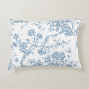 Frans Blauw aangepast polyester Accent Pillow Kussen