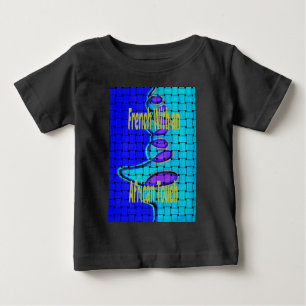 Frans Blauw Afrikaans Geweven Abstracte Paarse Vor