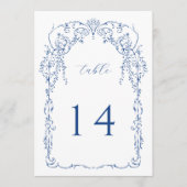 Frans Blauw Botanisch Lijst Tafelnummer (Voorkant)