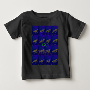 Frans Blauw "Let's Go Zebra" Abstracte druk