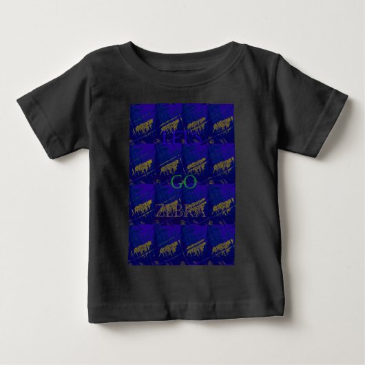 Frans Blauw "Let's Go Zebra" Abstracte druk (Voorkant)