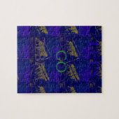 Frans Blauw "Let's Go Zebra" Abstracte druk Legpuzzel (Horizontaal)