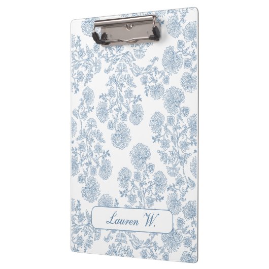 Frans Blauw Toile Custom Klembord voor Docenten (Links)