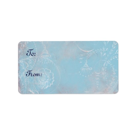  Frans Blauw Toile Custom Labels Stickers (Voorkant)