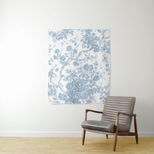 Frans Blauw Toile de Jouy Wandkleed