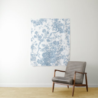 Frans Blauw Toile de Jouy Wandkleed