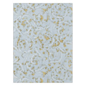 -Frans Bleek blauw goudblauw scroller Tafelkleed (Voorkant)