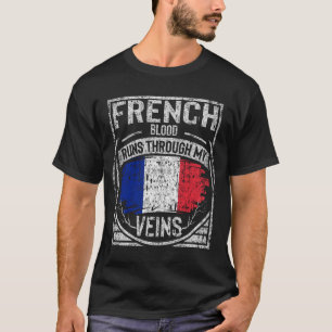Frans bloed loopt door mijn vinnen t-shirt