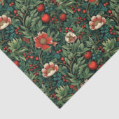 Frans Bloemen Vreugde: Rood & Groen Kerstmis Tissuepapier (Detail)