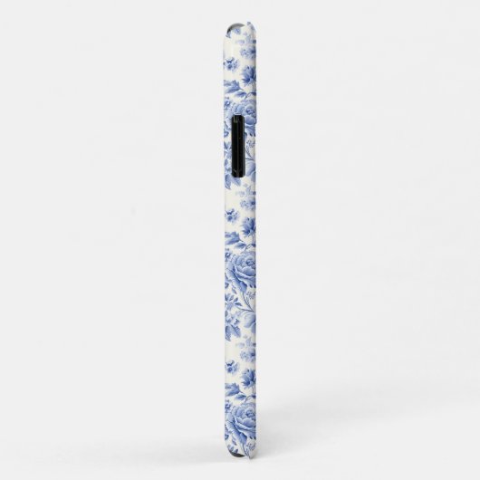 Frans bloemenpatroon Case-Mate iPhone case (Achterkant/rechts)