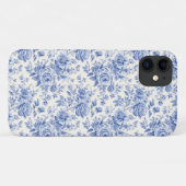 Frans bloemenpatroon Case-Mate iPhone case (Achterkant (horizontaal))