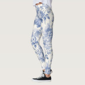 Frans bloemenpatroon leggings (Links)