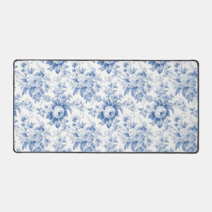  Frans Bloementoilet blauw Bureaumat