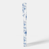  Frans Bloementoilet blauw Case-Mate iPhone Case (Achterkant / Links)