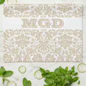  - frans bloemetjespatroon theedoek (Gevouwen)