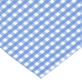 Frans Blue en White Gingham Medium Tafelloper (Hoek)
