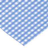 Frans Blue en White Gingham Tafelkleed (Gekanteld)