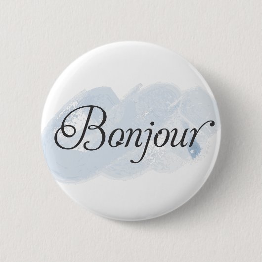 Frans Bonjour Ronde Button 5,7 Cm (Voorkant)