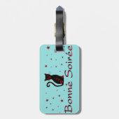 Frans:Bonne Soiree Bagagelabel (Achterkant verticaal)