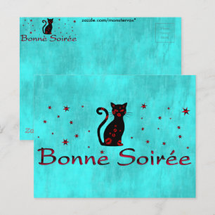 Frans:Bonne Soiree Briefkaart