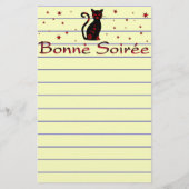 Frans:Bonne Soiree Briefpapier (Achterkant)