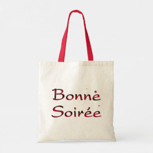 Frans:Bonne Soiree Canvas tas