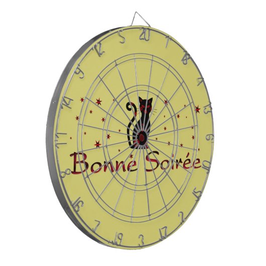 Frans:Bonne Soiree Dart Board Dartbord (Voorkant Links)