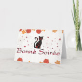 Frans:Bonne Soiree Kaart (Voorkant)