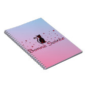 Frans:Bonne Soiree Notitieboek (Rechterzijde)